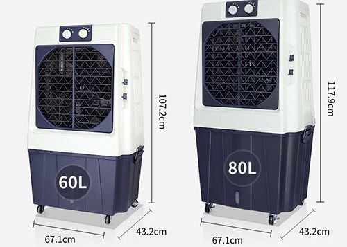 Condicionador de ar evaporativo de controle remoto 220V RoHS para área de 55m2